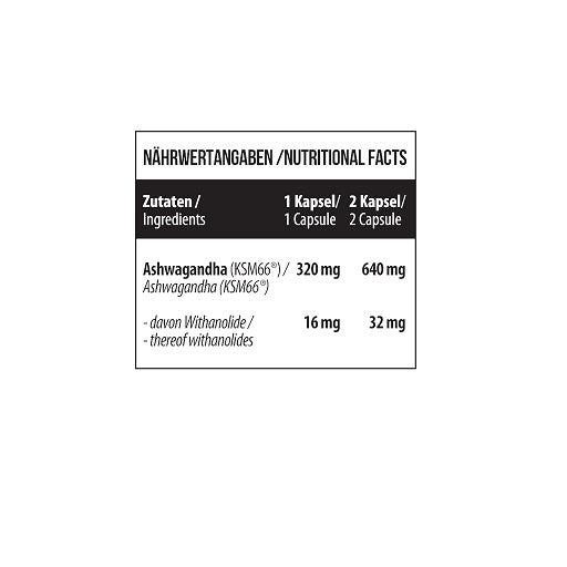 MST - Ashwagandha KSM-66 - 120 Capsules