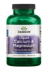 Swanson - Liquid Calcium & Magnesium - 100 Capsules
