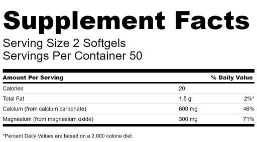 Swanson - Liquid Calcium & Magnesium - 100 Capsules