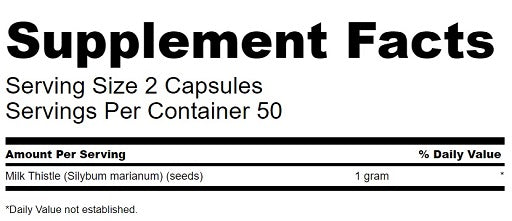Swanson - Milk Thistle - 100 Capsules