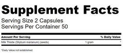 Swanson - Milk Thistle - 100 Capsules