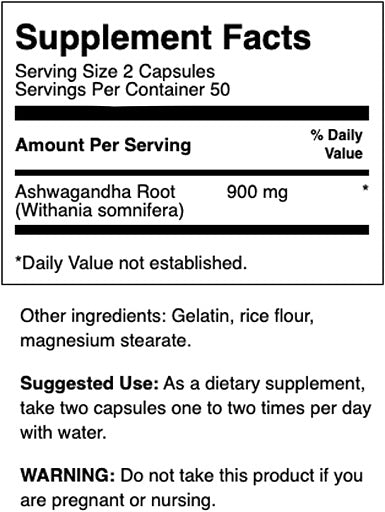 Swanson - Ashwagandha - 450MG - 100 Capsules