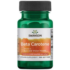 Swanson - Beta Carotene 10,000 IU - 100 Softgel Capsules