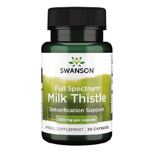 Swanson - Milk Thistle - 500MG - 30 Capsules