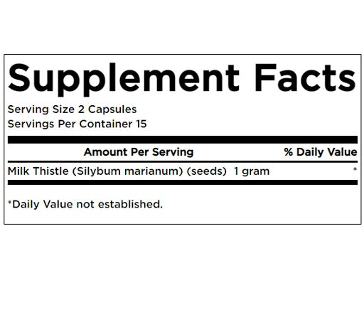 Swanson - Milk Thistle - 500MG - 30 Capsules