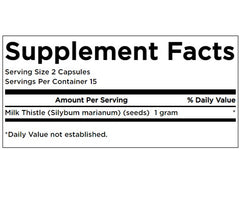 Swanson - Milk Thistle - 500MG - 30 Capsules