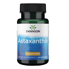 Swanson - Astaxanthin - 4MG - 60 Capsules