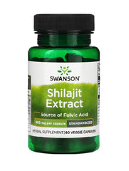 Swanson - Shilajit Extract - 400MG - 60 Capsules