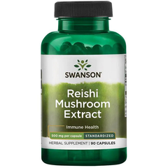 Swanson - Reishi Mushroom Extract - 500MG - 90 Capsules