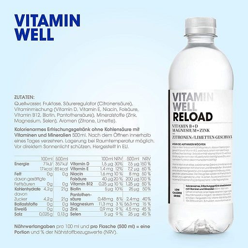 Vitamin Well - Drink - 12 x 500ml