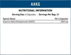 Applied Nutrition - AAKG - 120 Veggie Capsules