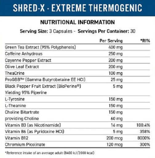 Applied Nutrition - Shred-X - 90 Capsules