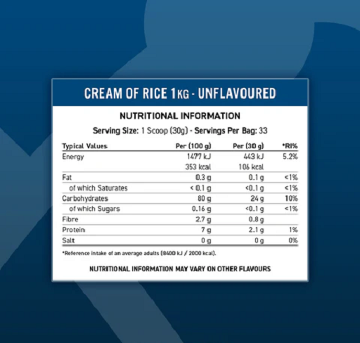 Applied Nutrition - Cream of Rice - 1KG