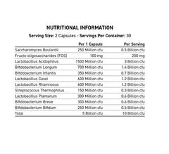 Applied Nutrition - Probiotic Advanced Multi-Strain Formula - 60 Capsules