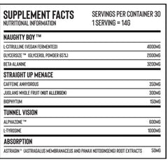 Naughty Boy - Menace Pre-Workout - 435G