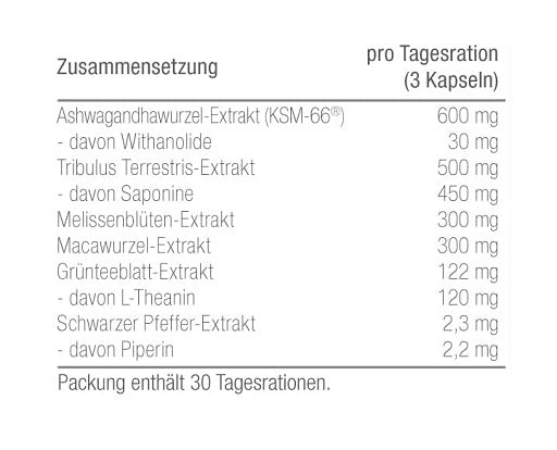 More Nutrition - More Harmony - 90 Capsules
