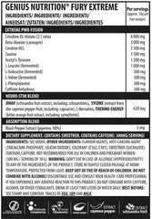 Genius Nutrition - Fury Extreme - 400G