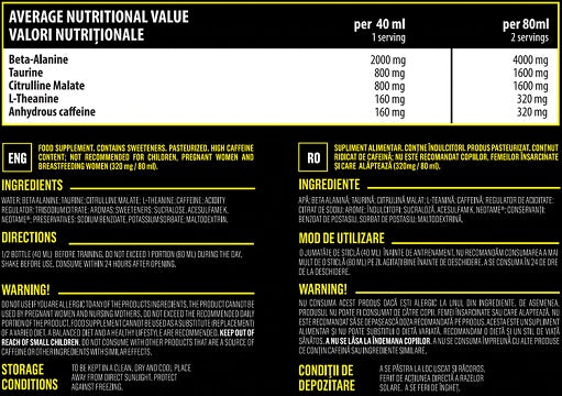 Genius Nutrition - Fury Extreme Shot - 12 x 80ml
