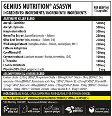 Genius Nutrition - Asasyn - 180 Capsules