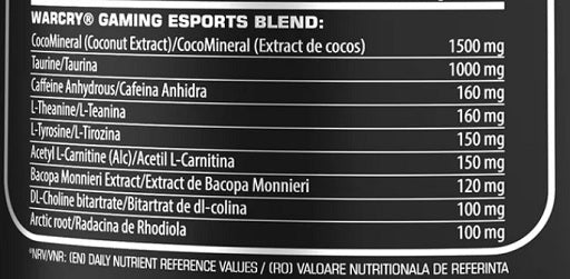 Genius Nutrition - Warcry Gaming - 240G