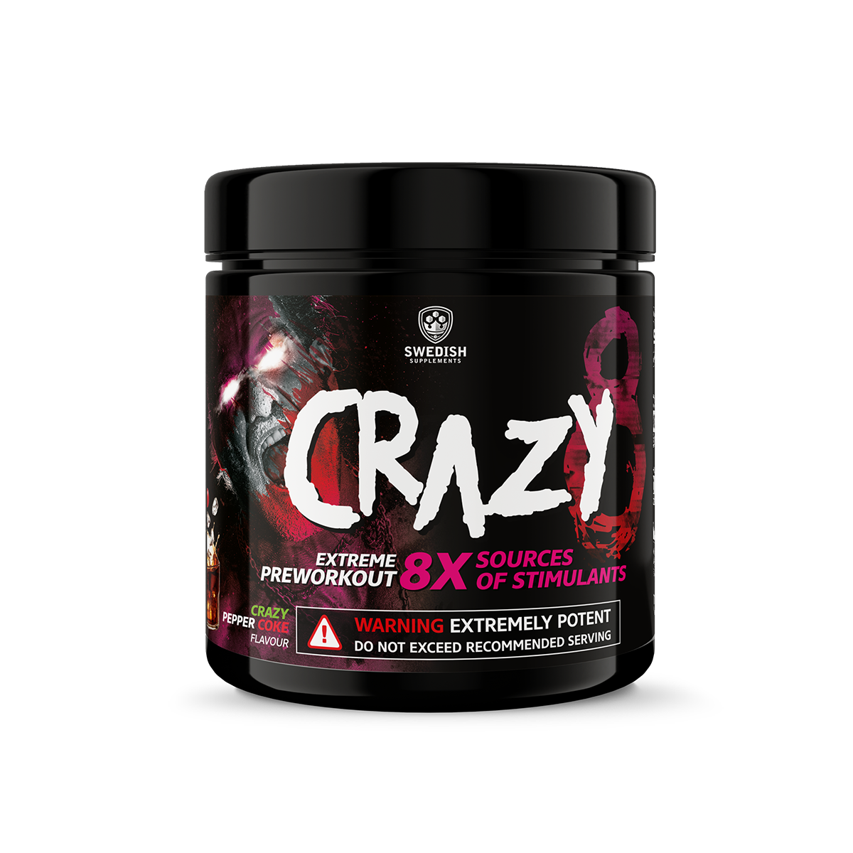 Swedish Supplements - Crazy 8 - Sample - 10 x 10G