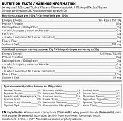 Swedish Supplements - Whey Deluxe - 1.8KG