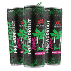 XXL Nutrition - Venom Pre-Workout Sour Berry - 24 x 250ml