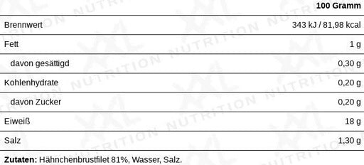 XXL Nutrition - Chicken Breast Fillet - 160G