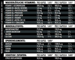 Big Zone - Vita-Min Inject - 180 Capsules