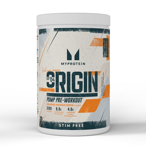 MyProtein - Origin Pump Pre-Workout (Stim-Free) - 600G - 30 Servings