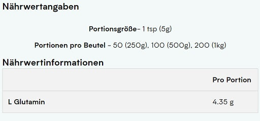 MyProtein - Glutamine - 1000G