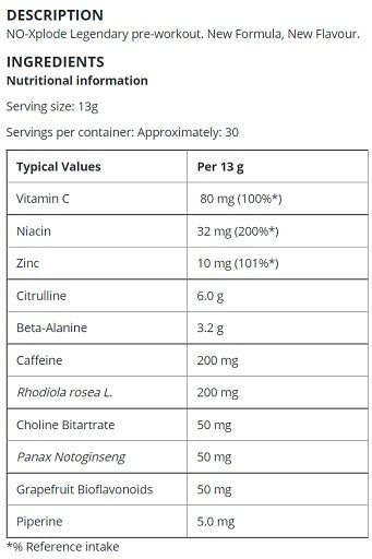 BSN - NO-Xplode - 390G