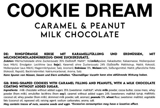 INLEAD - Cookie Dream Caramel & Peanut - 125G