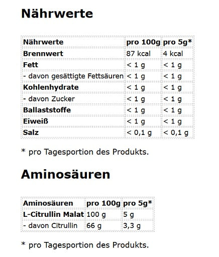 NNT - Citrulline - 210G