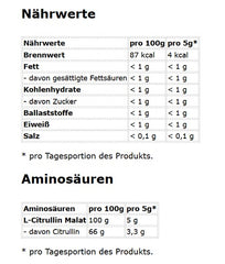 NNT - Citrulline - 210G