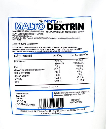 NNT - Maltodextrin - 1500G