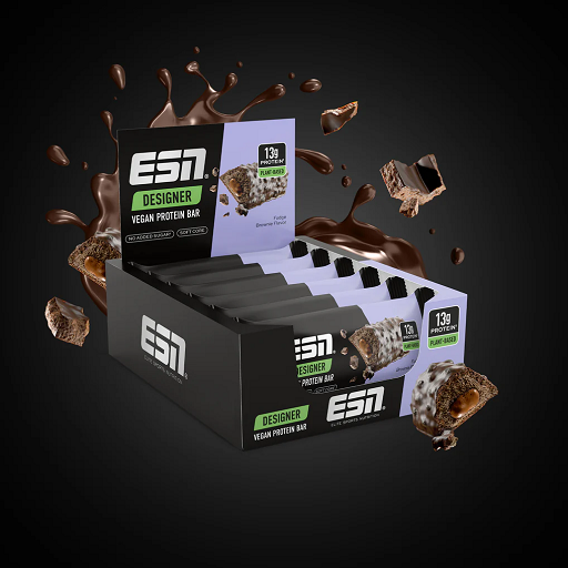 ESN - Designer Vegan Protein Bar Box - 12 x 55G