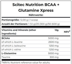 Scitec - BCAA + Glutamine Xpress - 600G