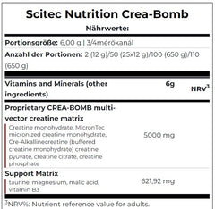 Scitec - Crea-Bomb - 660G