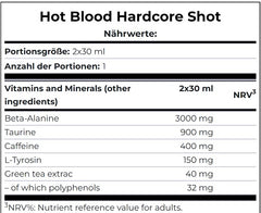 Scitec - Hot Blood Hardcore - 20 x 60ml