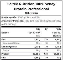Scitec - 100% Whey Protein Professional - 1000G