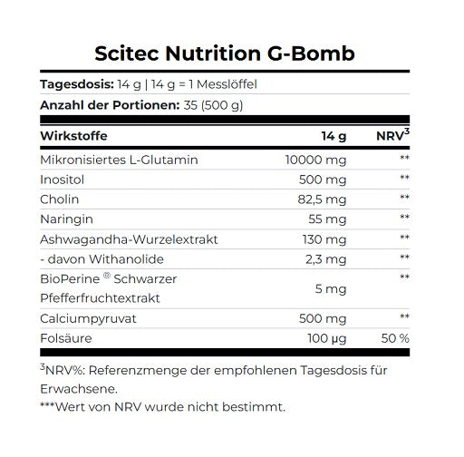 Scitec - G-Bomb - 500G