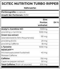 Scitec - Turbo Ripper - 100 Capsules
