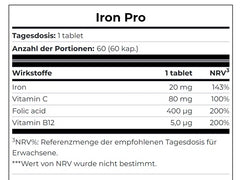 Scitec - Iron Pro - 60 Tablets