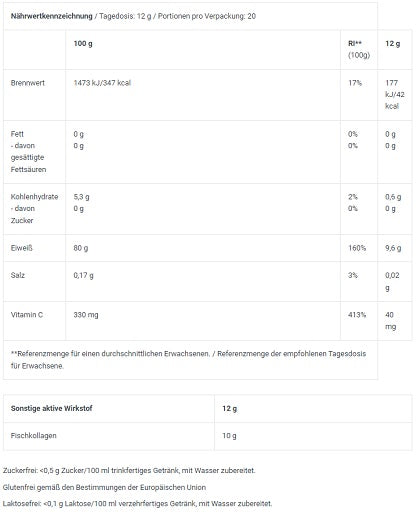 BioTech - Marine Collagen - 240G