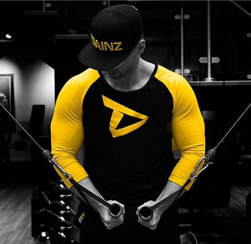 Dedicated - 3/4 Sleeve Raglan Short Logo