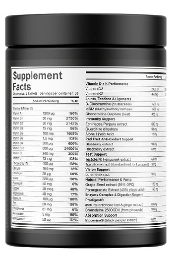 Dedicated - Alpha Triad - 180 Tablets