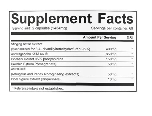 Dedicated - Testo-Bol - 120 Capsules