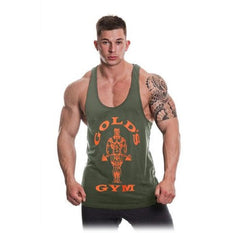 Gold’s Gym - GGVST003 Stringer Joe Premium Army/Orange