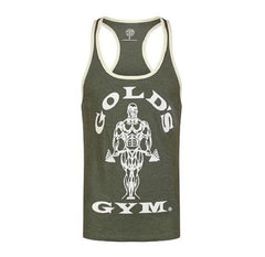 Gold’s Gym - GGVST004 Stringer Joe Contrast Army/Cream